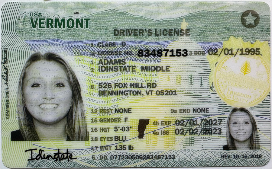 vermont Fake ID